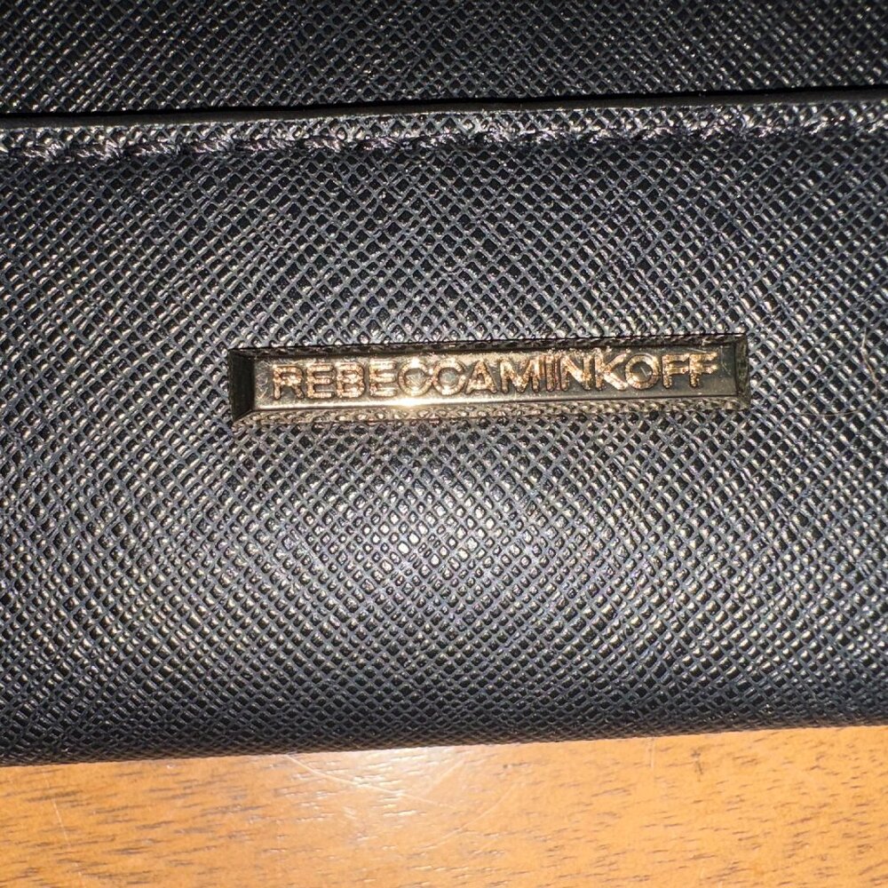 NWOT Rebecca Minkoff Black Saffiano Leather Clutch. - Picture 9 of 9